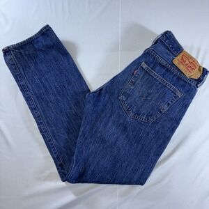 Levi's 501 Button Fly Y2K Jeans Men's Size 32x32 Blue